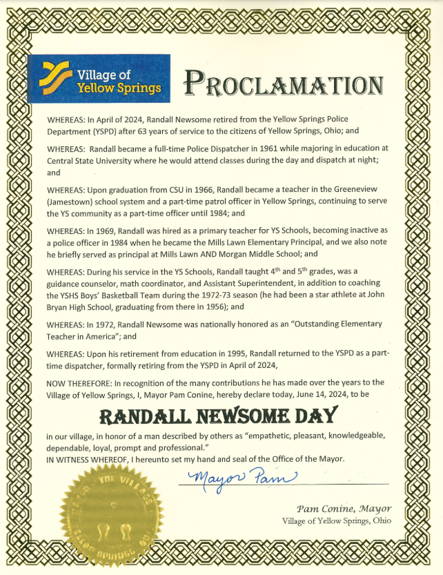 Randall Newsome Day