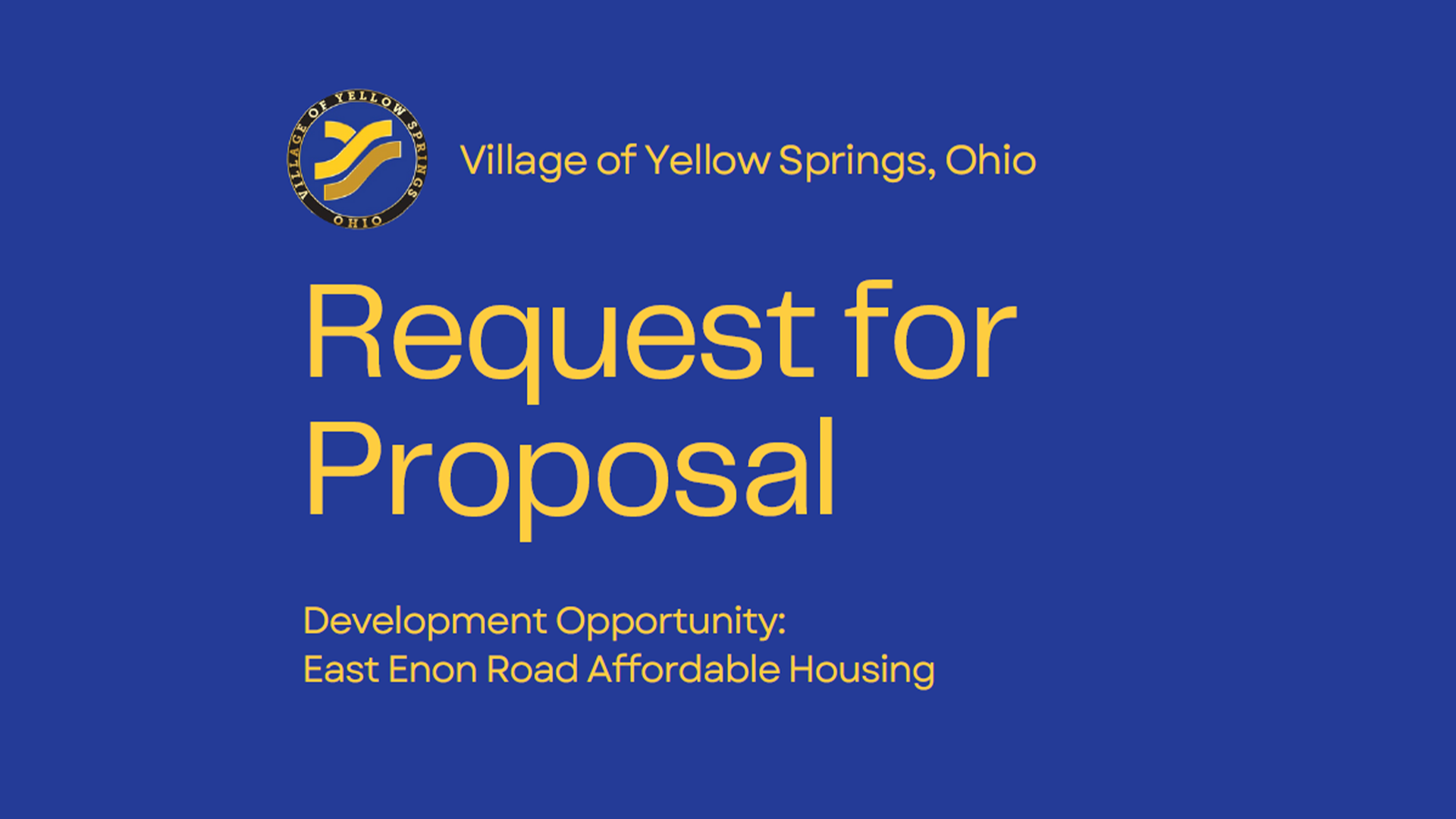 E. Enon Road RFP